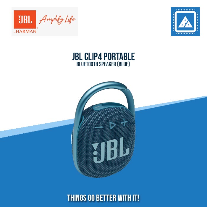 JBL CLIP4 PORTABLE BLUETOOTH SPEAKER (BLUE) JBL CLIP4 PORTABLE BLUETOOTH SPEAKER (BLUE)